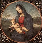 Madonna with the Book (Connestabile Madonna)  dy RAFFAELLO Sanzio